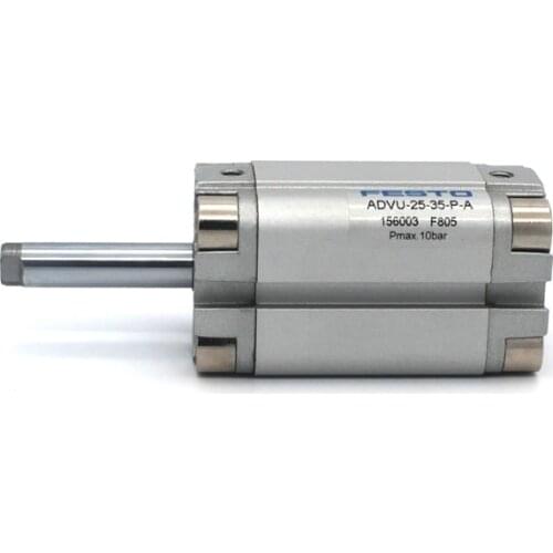 ADVU-25-5/10/15/20/25/30/35/40/50/80/100/200-A-P-A Compact cylinders pneumatic ADVU series
