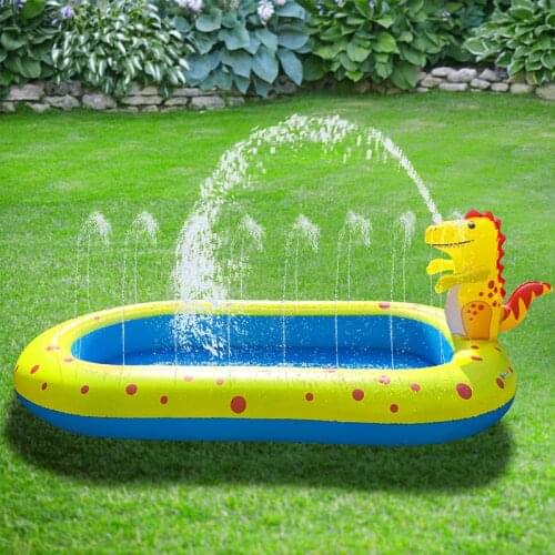 Outdoor Childrens Cushion Water Cushion Baby Splashing Water Cushion Inflatable Fountain Three-in-one Summer Fun Water Toy