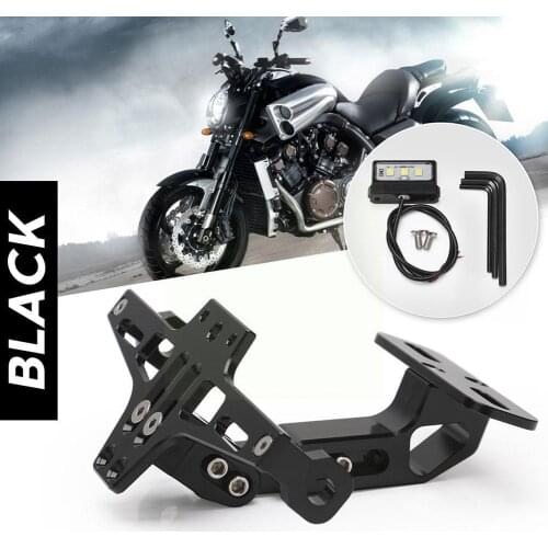 Motorcycle Universal Adjustable Fender Eliminator Tail Tidy Plate Z900 NINJA400 Holder License Rear Z750 For Kawasaki Z1000 P3E5