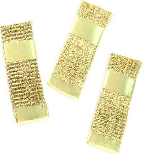 Drill Bit Cleaning Brush Gold Dental Portable Electric Manicure Drills Copper Wire Drill Brush Cleaner Nail Drill Bit Clean Tool