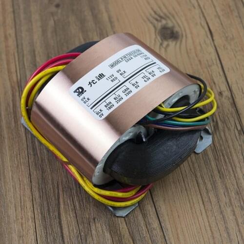 12AX7 12AU7 vacuum tube preamplifier 55W transformer output 0-180V-250V-330V/ 0-6.3V/ 0-6.3V R-shaped audio transformer