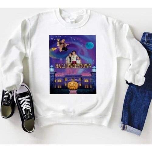 2020 Halloween Sweatshirt Halloweentown University Witch Crewneck Sweatshirts Funny Halloweentown Hoodies Unsex Pullovers