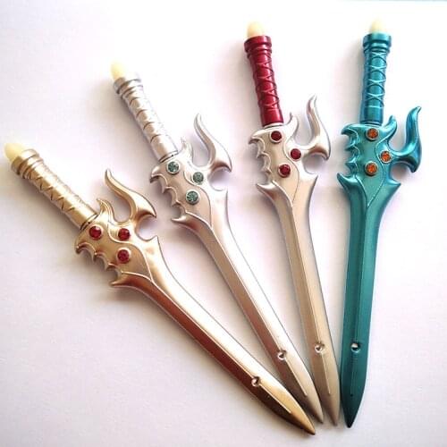 36 pcs/lot Creative Sword Gel Pen Cute 0.5 mm black Ink Signature Pens Promotional Gift Office School Supplies