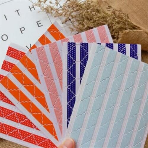 390 pcs/lot (5sheets) DIY lace Solid color opaque Corner Paper Stickers for Photo Albums Frame Decoration Scrapbooking wholesale