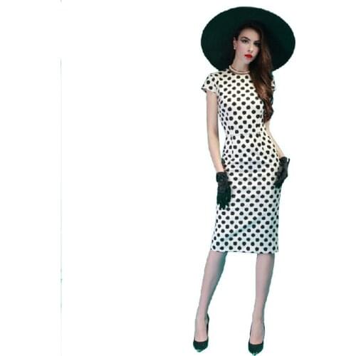 AAMIKAST New Fashion Womens Clothing In The Summer Of 2019 Elegant Pencil Wear To Work Party Dress Size S M L XL XXL