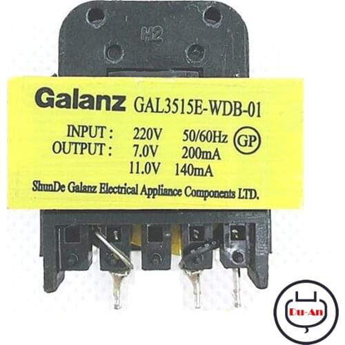 95% New Original For Galanz Midea Microwave Oven 220V Transformer Computer Board 11V 7V GAL3515E-WDB-01