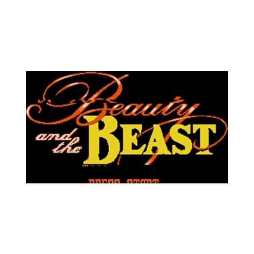 Beauty and the Beast Region Free 60 Pin 8Bit Game Card For Subor Game Players