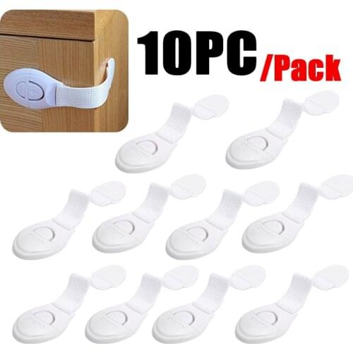 Safety Cabinet Cupboard Locks Childproof Tools Door Cabinet Drawer Ribbon Refrigerator Lock Baby Infant Safety Protect