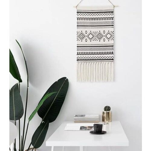 Tapestry Decoration Wall Cloth Tassel Wall Painting Bedroom Living Room Tapestry Wall Blanket Decor Tapestry Wall Hanging