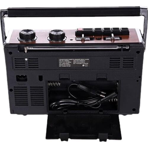 Tape Recorder Radio Portable Antique Full Band Bluetooth USB Flash Disk Transcription for Elderly Students