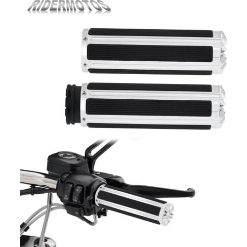 Motorcycle 1'' Handlebar Hand Grips For Harley Dyna 1996-2017 Softail 95-15 Touring Road King Electra Glide 96-07 Sportster XL