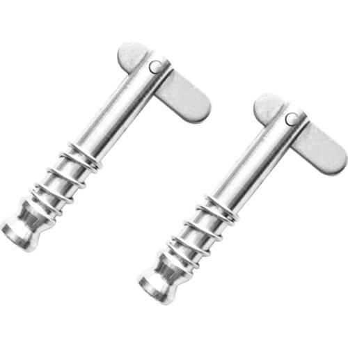 Set of 2 - 316 Stainless Steel Quick Release Pins for Bimini Boat Top Deck Hinge