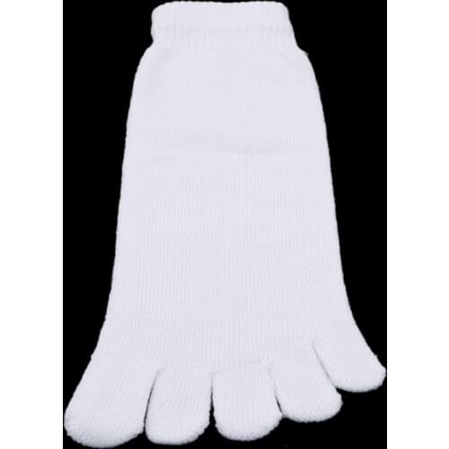 1Pair White Black Gray Men Toe Socks Bamboo Fiber High Quality Male Summer Winter Cotton Socks Five Finger Socks