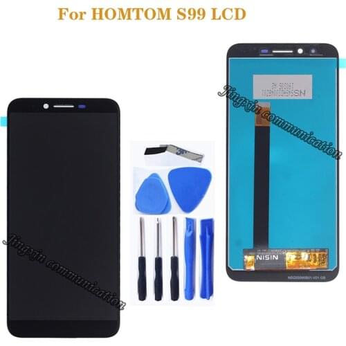 5.5 inch original for HOMTOM S99 LCD + touch screen replacement for HOMTOM S99 screen LCD mobile phone parts Free shipping