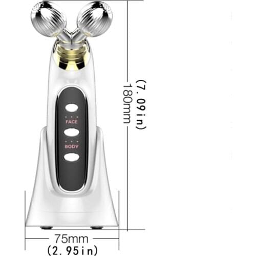 MOLF Microcurrent Facial Massager Roller Anti Aging Wrinkles Beauty Improve Facial Contour Instrument Facial Lifting Tool