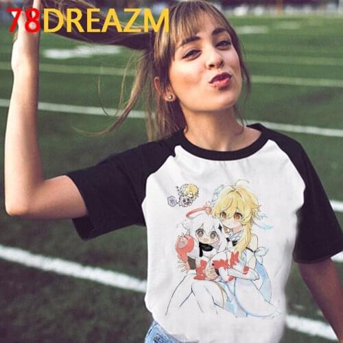 Genshin Impact t-shirt female grunge tumblr couple clothes clothes tumblr graphic tees women