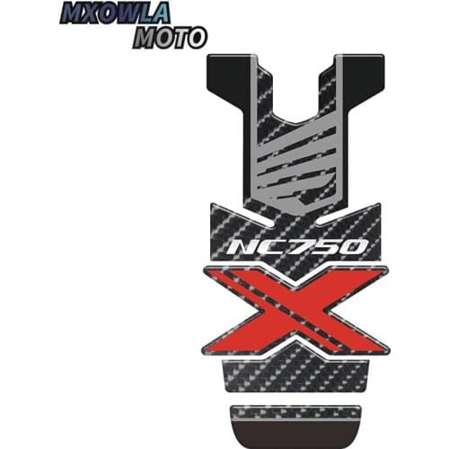 Carbon 3D ADESIVI Sticker Decal Emblem Protection Tank Pad Cas Cap Fit NC750X