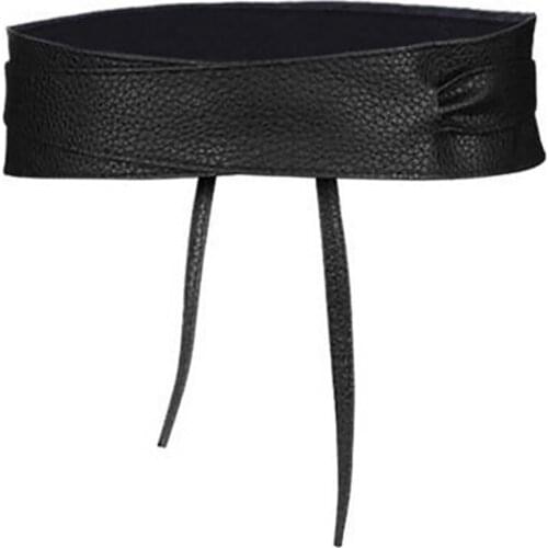 Gifts Fashion Corset Wrap Around Dress Decor Wide Lightweight Portable PU Leather Delicate Bowknot Tie Women Waistband Durable