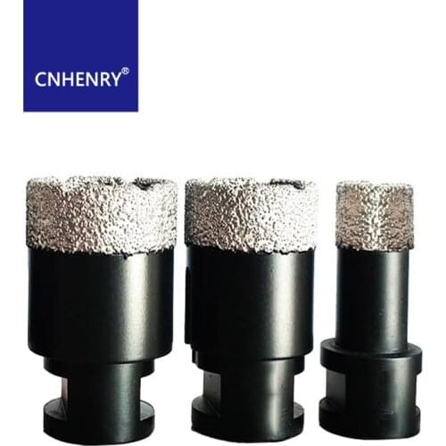 1PC Dry Diamond Brazed Drill Bits Drilling Core Bits Granite Marble Stone M14 Thread Dry Diamond Hole Saw