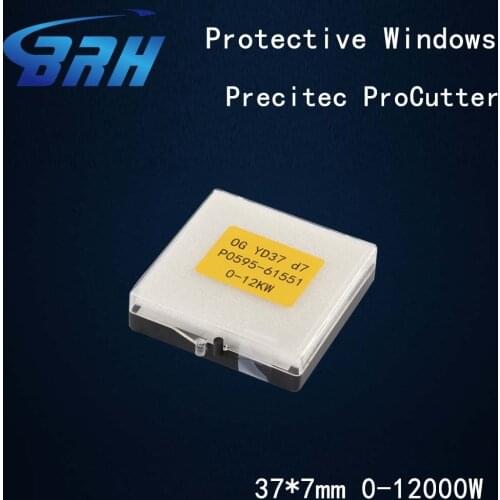 10Pcs/Lot High Power Precitec Protective Windows Fiber Laser Optical mirrors 37*7mm P0595-61551 P0595-58601 0-12000W