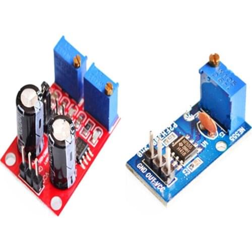 10PCS NE555 Pulse Frequency Duty Cycle Adjustable Module 10kHz -200kHz Square Wave Signal Generator for arduino DIY Kit