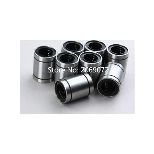 12pcs LME8UU 8mm Linear Ball Bearing Bushing Linear Motion Bearing 8x16x25 mm