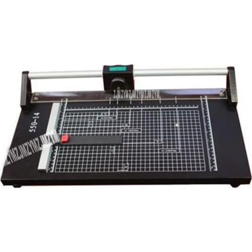 14 inch rolling cutter rolling cutter iron knife pushing paper knife roller cutter A2 roller cutter paper trimmer