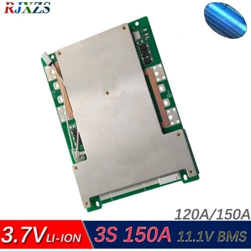 3S 150A lipo lithium Polymer BMS/PCM/PCB battery protection board for 3 Packs 18650 Li-ion Battery Cell w/ Balance