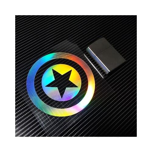 Calassic Cartoon Anime Hero Star Stickers Motocross Bicycle Laptop Auto Body Decorate Applique Car Decals Laser