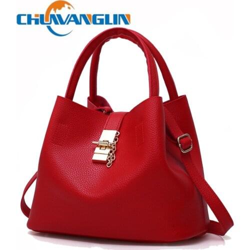 Chuwanglin Women Bags Bucket Bag Crossbody Single Shoulder Female Handbag Designers Messenger bag Women Mother bags 3150945