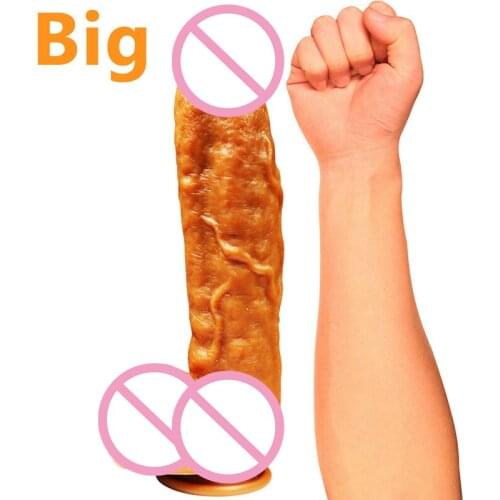 Soft Super Big Realistic Sucker Dildo with Balls Masturbation Stimulator Huge Anal Dildos Sex Toys for Woman Oversized Dick