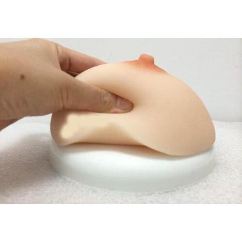 Pure silicone breast model female breast examination model prolactin single teaching model