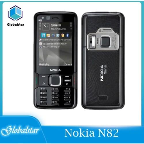 Nokia N82 Refurbished Original Nokia N82 GSM 3G network WIFI 5MP camera FM 2.4 inch Phone 1 Year Warranty Free shipping