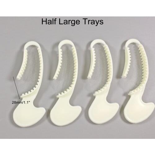 Dental Implant Disposable Impression Net Trays Half Tryas Large Posterior