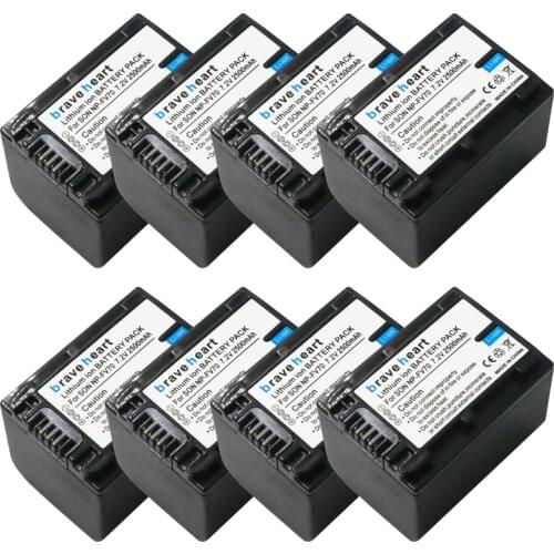 Wholesale 8pcs bateria 2500mAh NP-FV70 NP FV70 NPFV70 battery for Sony HDR-CX230 HDR-CX150E HDR-CX170 CX300 Z1