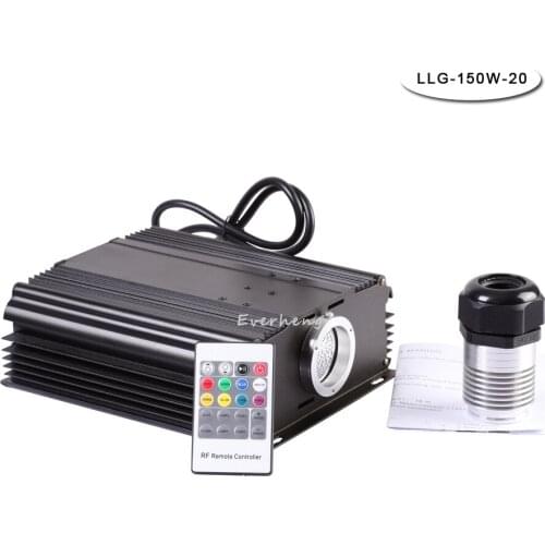 Factory high power supply 150w fiber optic light source with RF remote control