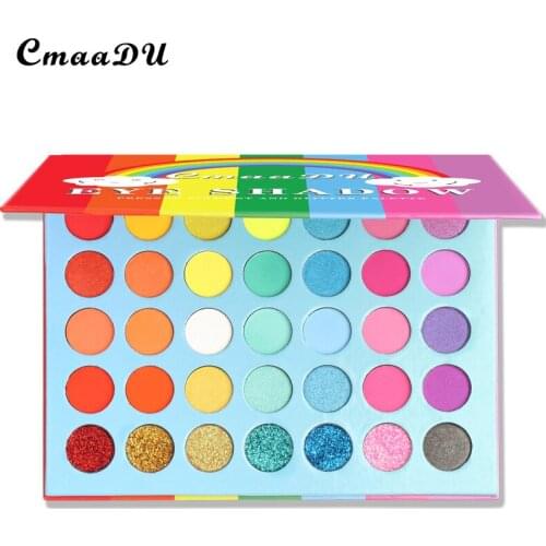 35 Colors Eyeshadow Palette Matte Glitter High Pigment Eye S