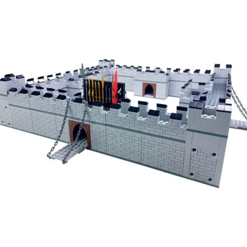 Compatible Military Building Blocks MOC City Walls Bricks Children Montessori Toys for Boys Xmas Birthday Gift Juguetes Bloques