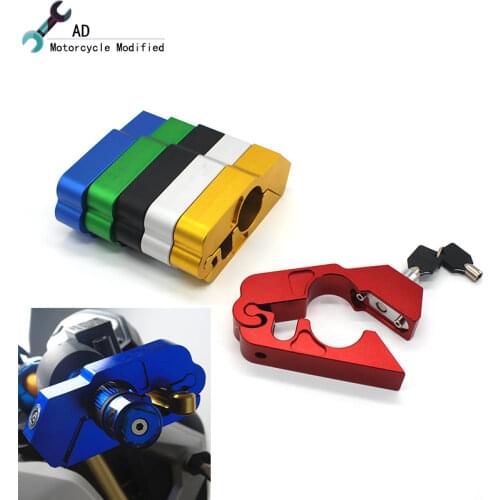 For Honda Piaggio Vespa Scooter Handlebar Lock Brake Clutch Security Safety Moto Theft Protection Locks Motorcycle Accessories