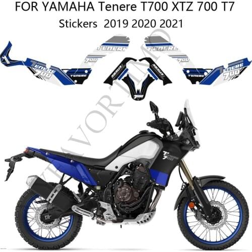 Protector Trunk Luggage FOR YAMAHA Tenere T700 XTZ 700 T7 Motorcycle Fuel Tank Stickers Pad Decal Set Kit 2019 2020 2021