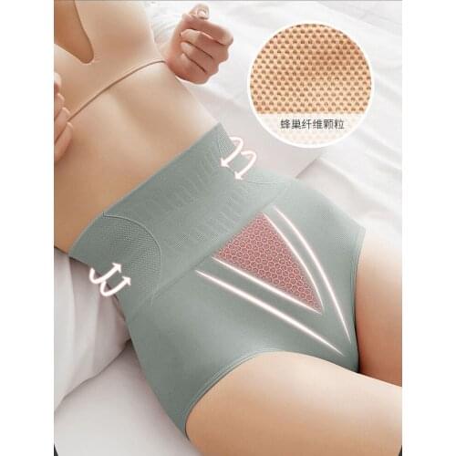 Women Sexy Underwear High Waist Briefs Underpants Abdomen And Hips Ultra-Thin Lace Panties Female Breathable Lingerie High-Rise