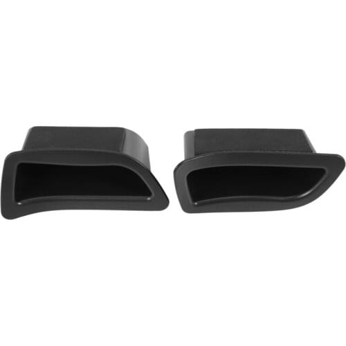 2Pcs/Set Black Front Door Handle Storage Box Container Holder Tray Car Accessories for Volvo V40 V40Cc