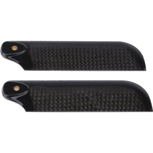 2 * Pcs High Quality Carbon Fiber 95mm Tail Blades for Align Trex 600 RC Helicopter
