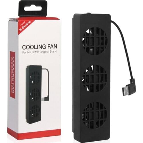 2021 New DC 5V 3-Fan External Super USB Cooling Fan Cooler for nintendo switch Console
