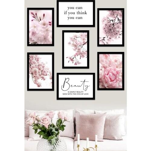 7 piece Frame Looking Mdf Table Set (60x60 Cm) Creative Home Decor 2021 Fashion