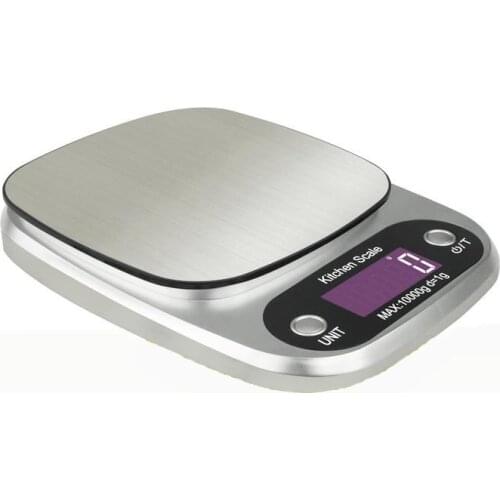 10000g/0.1g Digital Kitchen Scales Weight 10kg*0.1g Double Range LCD Electronic Scale Balance Clock Timer PCS Function With Box