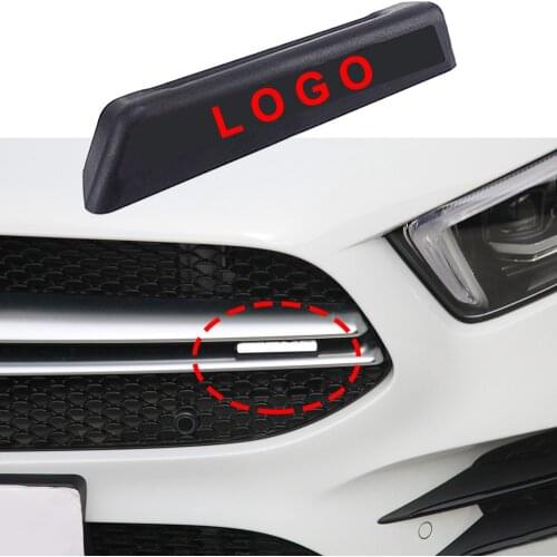 For AMG Logo Car Grill Emblem Nameplate Sticker For Mercedes Benz A C E S Class CLA CLS GLA GLC GLE GLS W213 W156 Car Tuning