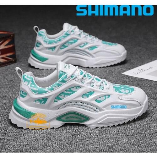 Daiwa New Fishing Shoes Air Cushion Mesh Breathable Running Shoes Army Green Walking Shoes Men Women Sneakers Size 39-44