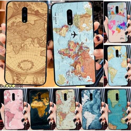 World Map Phone Case For Redmi Note 8 Pro Note9 Pro Note5 7 Note 6Pro GO K20 4X 5 5A 6 9A K30 K30pro