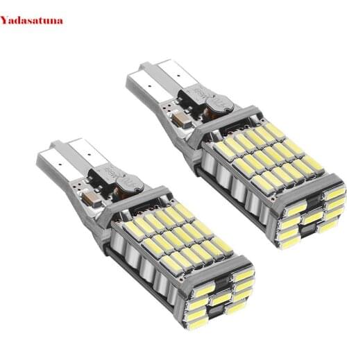 Lot de 2 chipsets Canbus 1000 lm de 45 BT 921 912 W16 W T10 T15 Ampoule LED de sauvegarde Feu arriere Blanc 6000 K